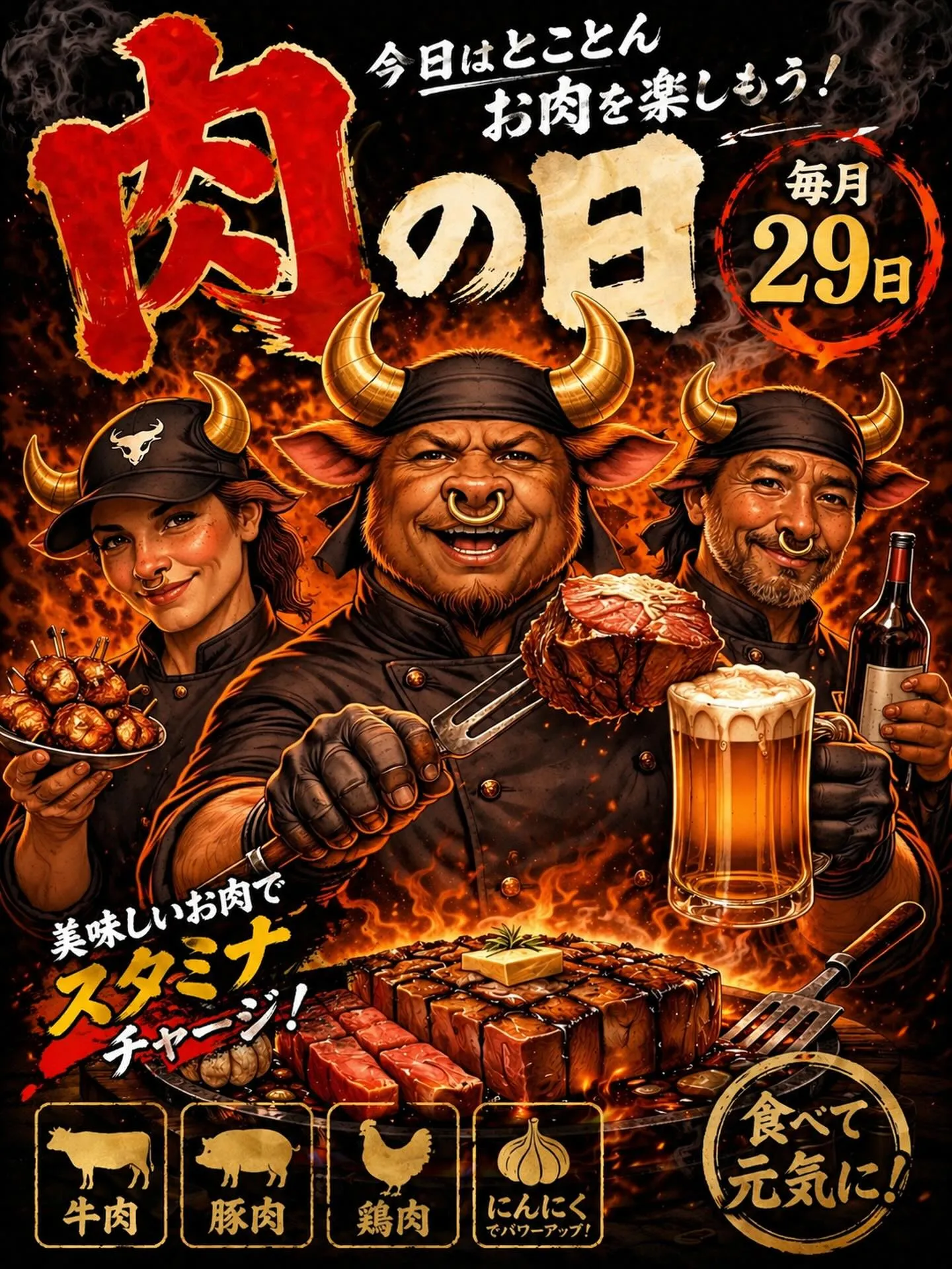 明日29日は肉の日🥩