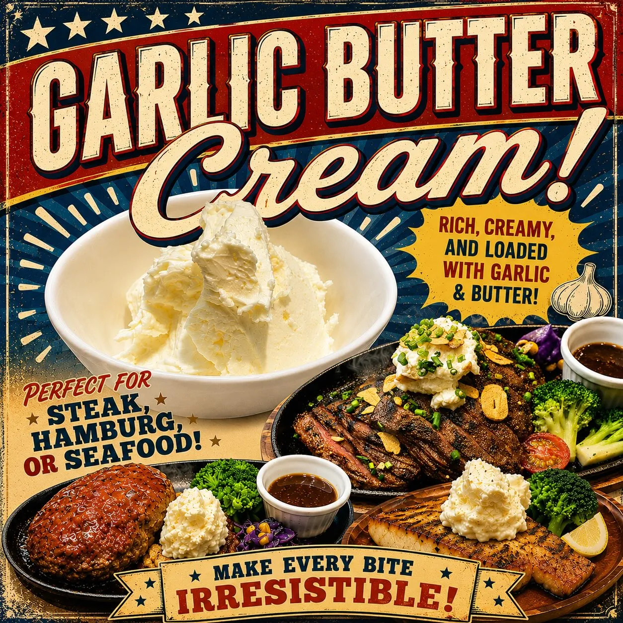 🧄✨**ガーリックバタークリーム登場！**✨